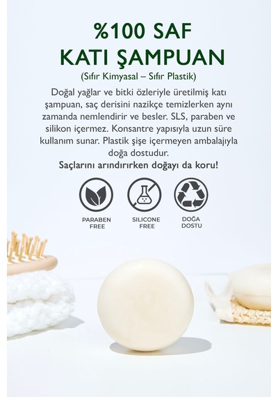Katı Şampuan Tüm Saç Tipleri