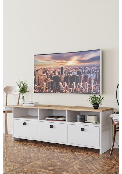 Kzy Ahşap Dekoratif Tv Ünitesi