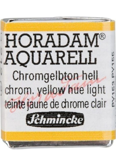 Schmincke Horadam Aquarell Artist Sulu Boya Chrome Yellow Light, No Lead Yarım Tablet