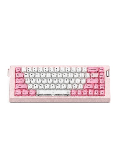 Ajazz Ak680 V3 8000 Hz Manyetik Rgb Oyuncu Klavyesi Beyaz Pembe Thunder Crystal
