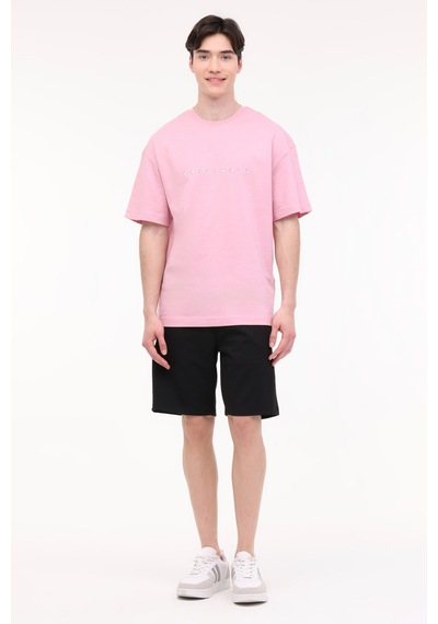 Jack & Jones Joreaster Actıvıty Tee Ss Pembe Erkek Kısa Kol Tshirt 000000000101927716