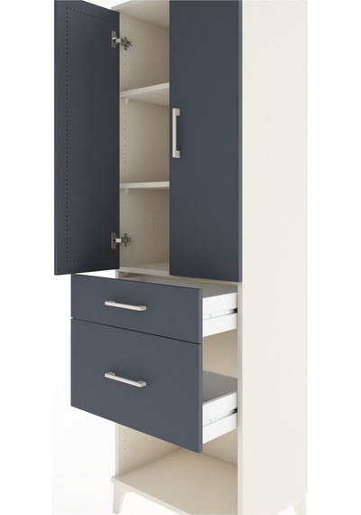 Hyperion Dolap 3 Raflı 2 Çekmeceli 2 Kapaklı 60x44x195 Aytaşı... Aytaşı