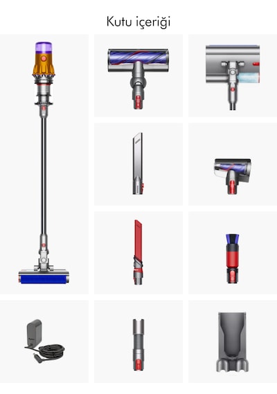 Dyson V12s Detect Slim Submarine + Detaylı Temizlik Seti