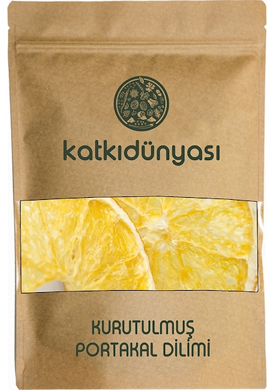 Katkı Dünyası Kurutulmuş Portakal Dilimi 100 G