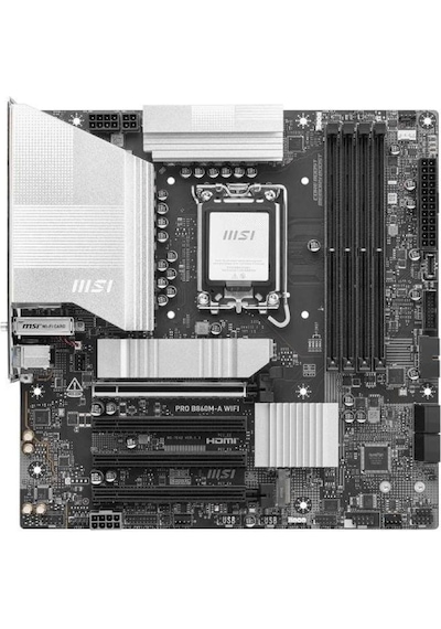 Msı Pro B860m-a Wıfı7 Ddr5 Hdmı-dp Pcıe 5.0 1851p Matx