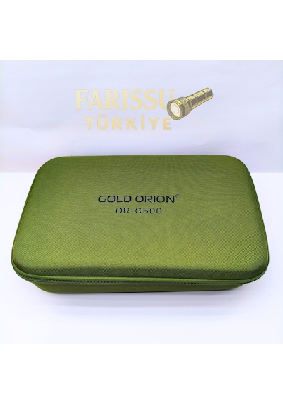 Gold Orion Or-g500 6000 Lümen Şarjlı El Feneri 200w Güç, Powerbank Özellikli, Uzun Menzili Siyah