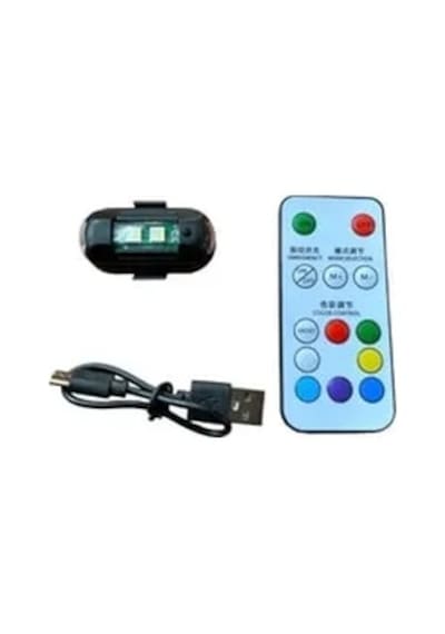 Carub Lamba Uçak Kanadı Çakar Şarjlı Rgb Kumandalı
