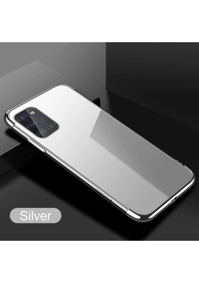Galaxy A31 Köseleri Renkli Kamera Çikintili Ince Seffaf Kilif 315635364 - Kampanya-Renk / Nano Ekran Koruyucu(+25)-Gold
