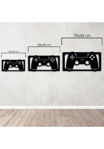 Game Controller Metal Duvar Dekoru