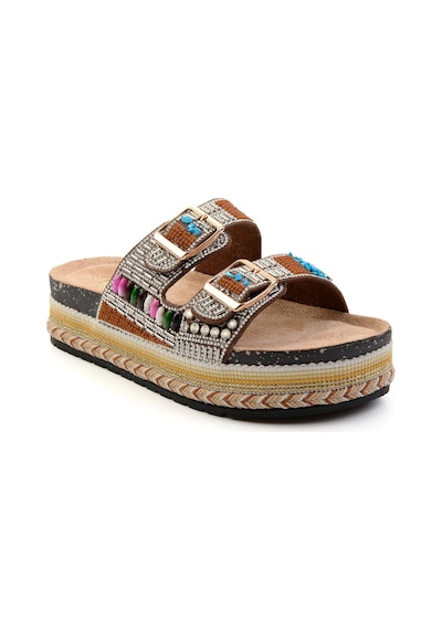 Bambi Camel Kadın Terlik K04824708087 Camel