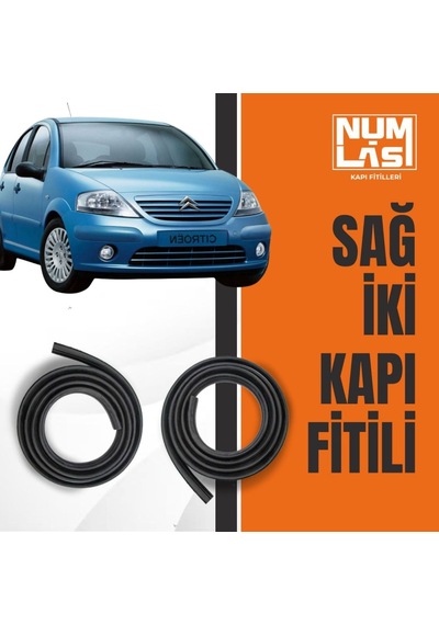 Citroen C3 1.nesil Sağ Ön Ve Arka Kapı Fitili-a Kalite-numlas-nm3474