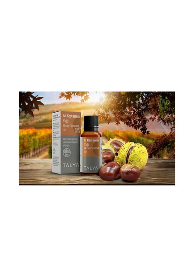 Talya At Kestanesi Yağı, Soğuk Sıkım,%100 Saf Ve Doğal, 20 Ml