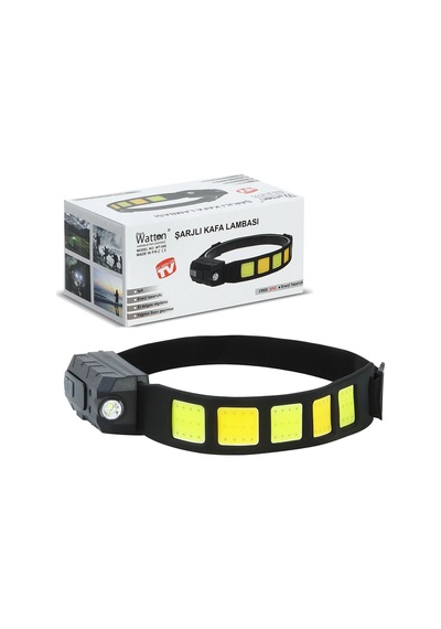 Sensörlü Cob Xpg Led Kafa Lambası Wt-066 Acı Kahverengi