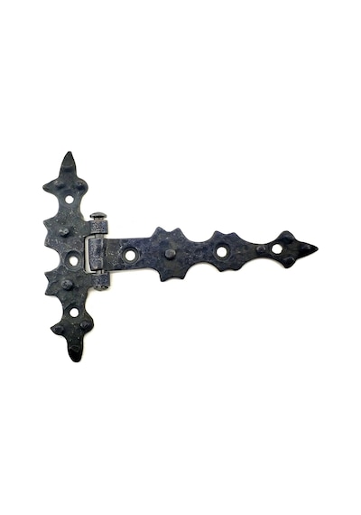 Antika Tarz Dekoratif Pirinç Yıldız Kuyruklu Menteşe - 85x110 Mm, Oksit 11147012