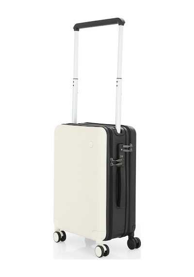 Baggaj V2403 Pc Katlanır Kabin Boy Valiz Black/whıte