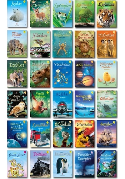 Tübitak Popüler Bilim Ilk Okuma Kitapları 30 Kitap Set 7+ Yaş Tam Set