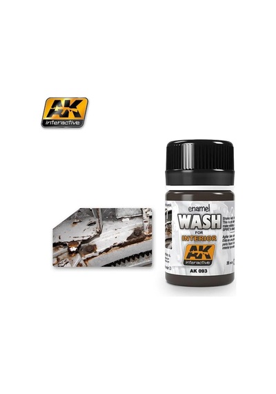 35 Ml. İç Mekan Eskitme Efekti Wash Serisi Enamel Maket Boyası, Ak Interactive 093 Standart