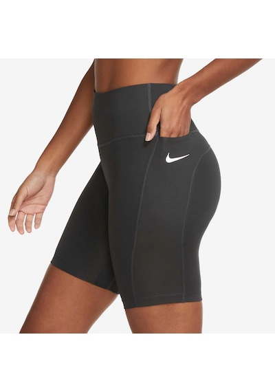 Nike Fast Women's 7 Running Yüksek Belli Şort Tayt Antrasit Cz9165-070 Siyah