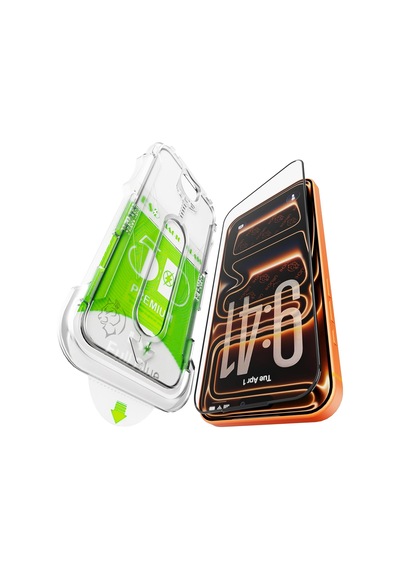 Epro İphone İle Uyumlu 11 / Xr 6.1'' İçin Uygun Ekran Koruyucu, Ahize Korumalı Toz Önleyici Tam Kaplama, Hizalama Aparatlı Kolay Kurulum, Toz Bırakmayan Uygulama, Darbelere Karşı Ekstra Güçlü Cam