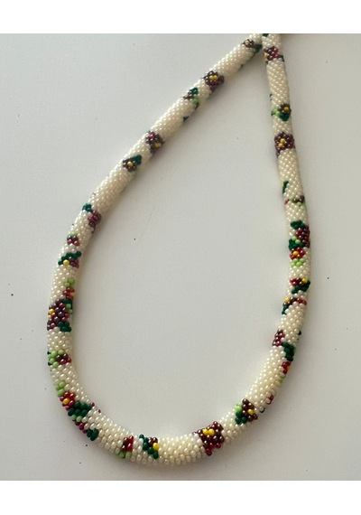 Chichibeads Çapa Model Bohem Kolye Bileklik Altın - Beyaz