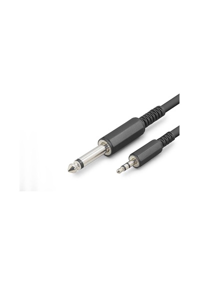6.35mm To 3.5mm Gitar Kablosu 5 M - Siyah Hdx1078 Evimdeyokyok