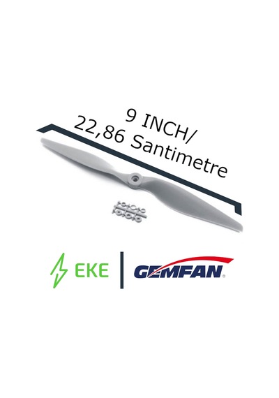 Gemfan Cam Elyaf APC 9x6 Drone Uçak Pervanesi