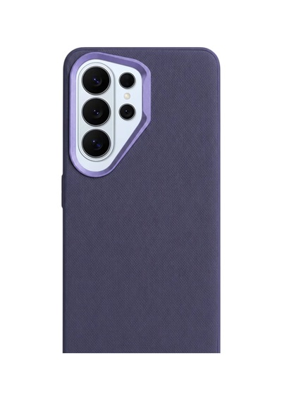 Premium Fabric Cover Royal Plum Galaxy S25 Ultra Lacivert