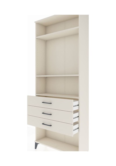 Arges Dolap 3 Raflı 3 Çekmeceli 88x30x221 Aytaşı-aytaşı Aytaşı