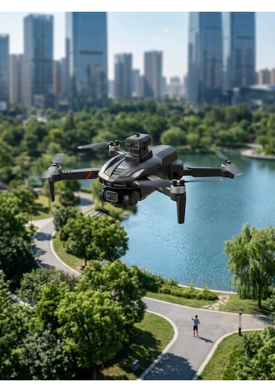 Canlı Görüntü Aktarımlı Çift Kameralı Uzaktan Kumandalı Drone