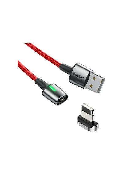 Baseus Zinc Magnetic Usb Kablo Şarj Apple iPhone Uyumlu 11-7-8-Xs-Xr Başlık 2