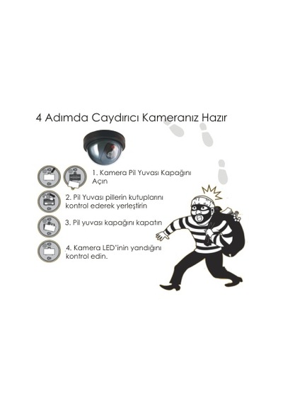 Lorex Lr-Sk04 Pilli Caydırıcı Dome Kamera