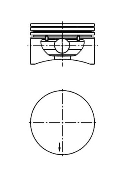 Opel Astra Z16xe 2001-2005 Piston Sekman 79.00 Std 13101859 Goetze