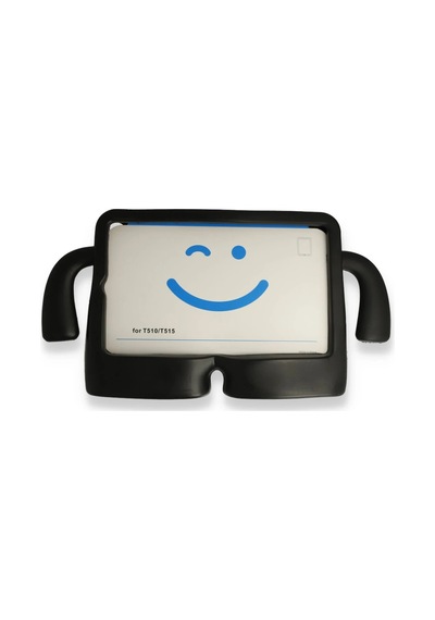 Uryport Apple İpad Pro 11 2021 Kılıf Karakter Tablet Silikon - Siyah Kapaklı Kılıf