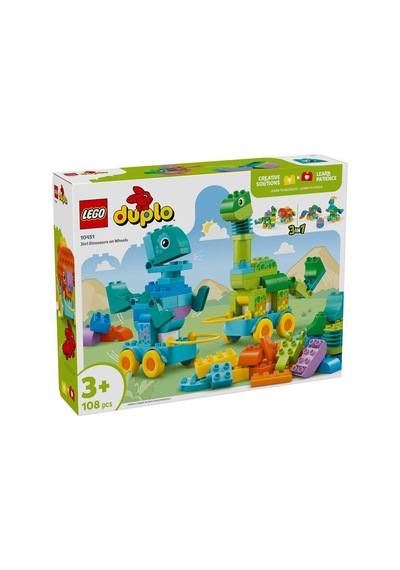Lego Duplo 10451 3in1 Dinosaurs On Wheels