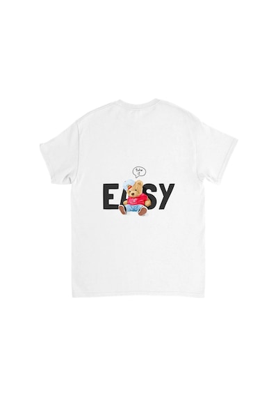 Paybuy Rahatça Al Yazılı Tasarım Baskılı Çocuk Tişört beyaz