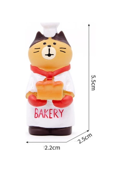 Pastacı Kedi Mini Figür