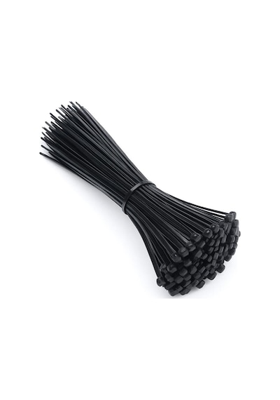 Sgs 4609 Cırt Kelepçe 3.6x300 Siyah 100 Lü Paket 3.6x300