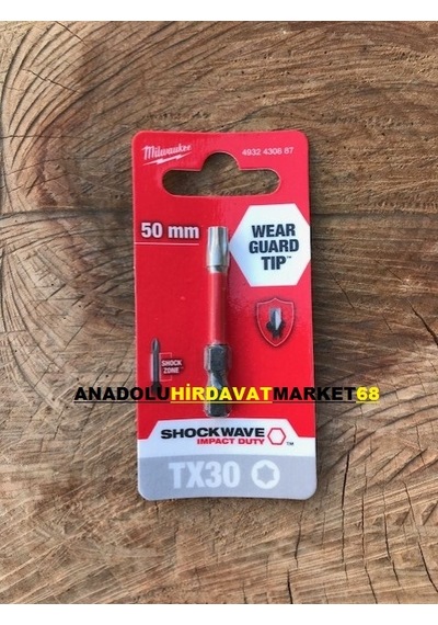Milwaukee T30 Bits Uç 50Mm Cobalt Çelik Buldex Vida Sikma Ucu