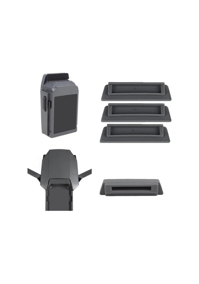 Mavic Pro Pil,pil Yatağı Toz Geçirmez Silikon Tapa 1xgövde 3xpil Terminali