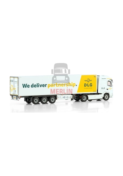 1/50 Daf Xg 6x2 Mıdlıft Axle Reefer Traıler - 3 Axle - Dlg Logistics