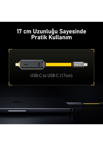 Aohi The Future Magflash 256gb Usb-c Mikro Ssd Flash Bellek Ve Şarj Kablosu, 1000mb/s Veri Aktarım -