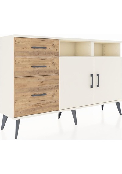 Arges Konsol 4 Raflı 3 Çekmeceli 2 Kapaklı 132x30x83 Aytaşı-aytaşı/çam Aytaşı/çam Arges Konsol 4 Raflı 3 Çekmeceli 2 Kapaklı 132x30x83 Aytaşı-aytaşı/çam Aytaşı/çam