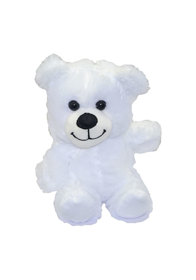 Sevimli Ayıcık Peluş Oyuncak 20 Cm Beyaz Çok Renkli
