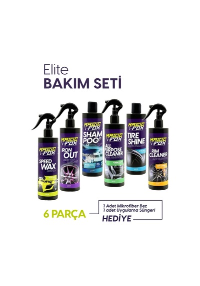 Magicfox Elite Premium Araç Bakım Ve Temizlik Seti
