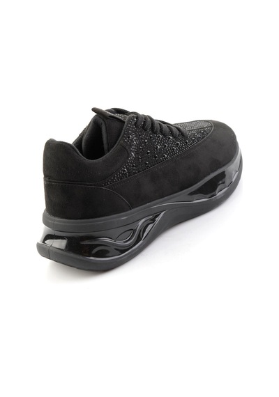 Bambi Siyah Süet Kadın Sneaker K01228092072