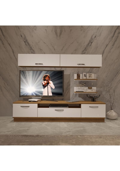 Decoraktiv Trendstyle 5 Mdf Tv Ünitesi Tv Sehpası Pera - Beyaz