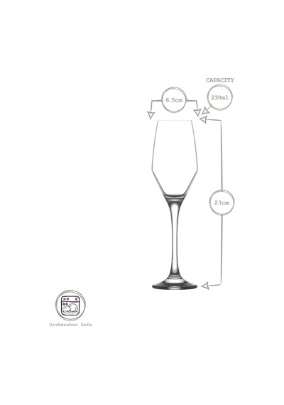 Lexroo Ella 6'lı Goblet Çok Renkli