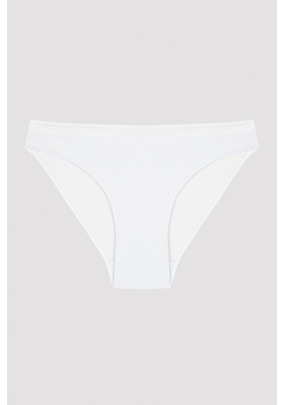 Penti Easy Pamuklu Trim Beyaz Slip Külot