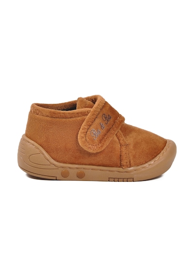 Ayakmod Taba Süet Cırtlı Bebek Panduf Ba&ba 058989 B Taba