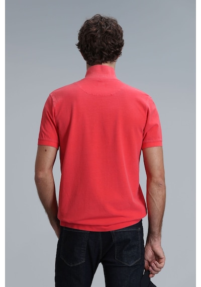 Lufian Erkek Vernon Smart Polo T-shirt 111040163 Mercan